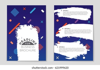 Abstract vector layout background set. For art template design, list, front page, mockup brochure theme style, banner, idea, cover, booklet, print, flyer, book, blank, card, ad, sign, sheet,, a4