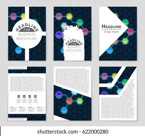 Abstract vector layout background set. For art template design, list, page, mockup brochure theme style, banner, idea, cover, booklet, print, flyer, book, blank, card, ad, sign, sheet,, a4.