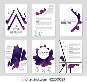 Abstract vector layout background set. For art template design, list, front page, mockup brochure theme style, banner, idea, cover, booklet, print, flyer, book, blank, card, ad, sign, sheet,, a4.