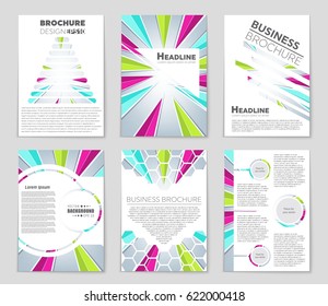 Abstract vector layout background set. For art template design, list, page, mockup brochure theme style, banner, idea, cover, booklet, print, flyer, book, blank, card, ad, sign, sheet,, a4