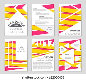 Abstract vector layout background set. For art template design, list, page, mockup brochure theme style, banner, idea, cover, booklet, print, flyer, book, blank, card, ad, sign, sheet,, a4