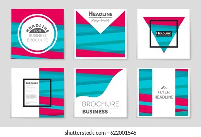 Abstract vector layout background set. For art template design, list, front page, mockup brochure theme style, banner, idea, cover, booklet, print, flyer, book, blank, card, ad, sign, sheet,, 
