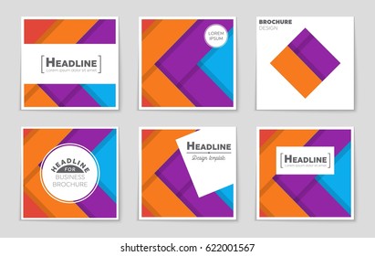 Abstract vector layout background set. For art template design, list, front page, mockup brochure theme style, banner, idea, cover, booklet, print, flyer, book, blank, card, ad, sign, sheet,