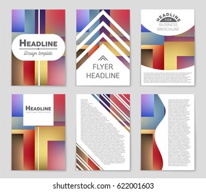 Abstract vector layout background set. For art template design, list, front page, mockup brochure theme style, banner, idea, cover, booklet, print, flyer, book, blank, card, ad, sign, sheet,, a4