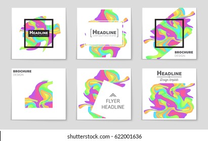 Abstract vector layout background set. For art template design, list, front page, mockup brochure theme style, banner, idea, cover, booklet, print, flyer, book, blank, card, ad, sign, sheet,, a4.