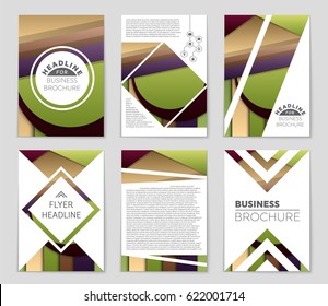 Abstract vector layout background set. For art template design, list, front page, mockup brochure theme style, banner, idea, cover, booklet, print, flyer, book, blank, card, ad, sign, sheet,, a4