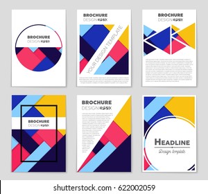 Abstract vector layout background set. For art template design, list, front page, mockup brochure theme style, banner, idea, cover, booklet, print, flyer, book, blank, card, ad, sign, sheet,, a4