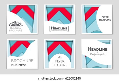 Abstract vector layout background set. For art template design, list, front page, mockup brochure theme style, banner, idea, cover, booklet, print, flyer, book, blank, card, ad, sign, sheet,, a4