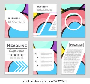 Abstract vector layout background set. For art template design, list, front page, mockup brochure theme style, banner, idea, cover, booklet, print, flyer, book, blank, card, ad, sign, sheet,, a4