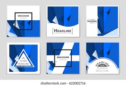 Abstract vector layout background set. For art template design, list, front page, mockup brochure theme style, banner, idea, cover, booklet, print, flyer, book, blank, card, ad, sign, sheet,