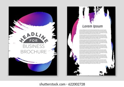 Abstract vector layout background set. For art template design, list, front page, mockup brochure theme style, banner, idea, cover, booklet, print, flyer, book, blank, card, ad, sign, sheet,, a4