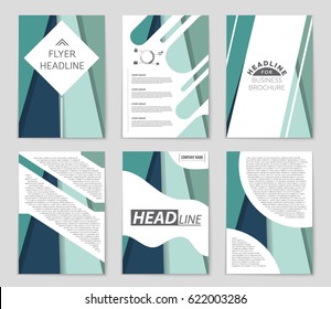 Abstract vector layout background set. For art template design, list, front page, mockup brochure theme style, banner, idea, cover, booklet, print, flyer, book, blank, card, ad, sign, sheet,, a4