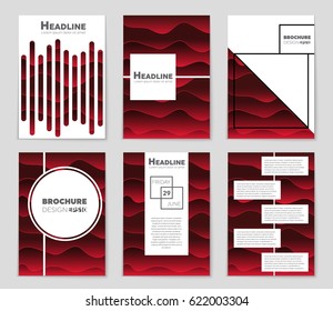 Abstract vector layout background set. For art template design, list, page, mockup brochure theme style, banner, idea, cover, booklet, print, flyer, book, blank, card, ad, sign, sheet,, a4.