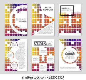 Abstract vector layout background set. For art template design, list, page, mockup brochure theme style, banner, idea, cover, booklet, print, flyer, book, blank, card, ad, sign, sheet,, a4