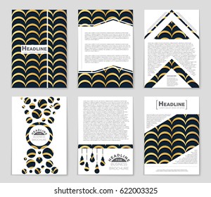 Abstract vector layout background set. For art template design, list, page, mockup brochure theme style, banner, idea, cover, booklet, print, flyer, book, blank, card, ad, sign, sheet,, a4.