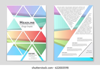 Abstract vector layout background set. For art template design, list, front page, mockup brochure theme style, banner, idea, cover, booklet, print, flyer, book, blank, card, ad, sign, sheet,, a4