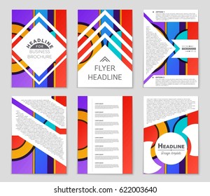 Abstract vector layout background set. For art template design, list, front page, mockup brochure theme style, banner, idea, cover, booklet, print, flyer, book, blank, card, ad, sign, sheet,, a4