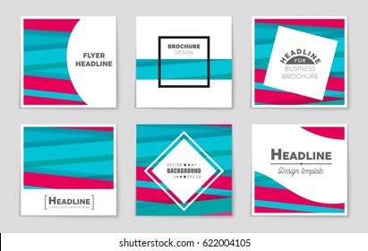Abstract vector layout background set. For art template design, list, front page, mockup brochure theme style, banner, idea, cover, booklet, print, flyer, book, blank, card, ad, sign, sheet,, a4