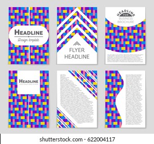 Abstract vector layout background set. For art template design, list, page, mockup brochure theme style, banner, idea, cover, booklet, print, flyer, book, blank, card, ad, sign, sheet,, a4.