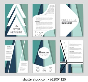 Abstract vector layout background set. For art template design, list, front page, mockup brochure theme style, banner, idea, cover, booklet, print, flyer, book, blank, card, ad, sign, sheet,, a4