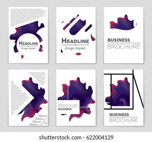 Abstract vector layout background set. For art template design, list, front page, mockup brochure theme style, banner, idea, cover, booklet, print, flyer, book, blank, card, ad, sign, sheet,, a4.