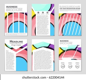 Abstract vector layout background set. For art template design, list, front page, mockup brochure theme style, banner, idea, cover, booklet, print, flyer, book, blank, card, ad, sign, sheet,, a4