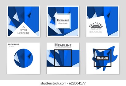 Abstract vector layout background set. For art template design, list, front page, mockup brochure theme style, banner, idea, cover, booklet, print, flyer, book, blank, card, ad, sign, sheet,, a4