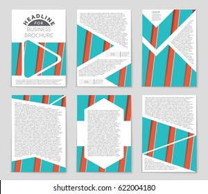 Abstract vector layout background set. For art template design, list, page, mockup brochure theme style, banner, idea, cover, booklet, print, flyer, book, blank, card, ad, sign, sheet,, a4
