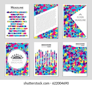 Abstract vector layout background set. For art template design, list, page, mockup brochure theme style, banner, idea, cover, booklet, print, flyer, book, blank, card, ad, sign, sheet,, a4