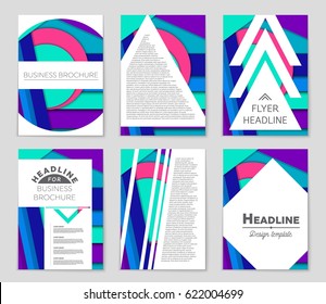 Abstract vector layout background set. For art template design, list, front page, mockup brochure theme style, banner, idea, cover, booklet, print, flyer, book, blank, card, ad, sign, sheet,, a4