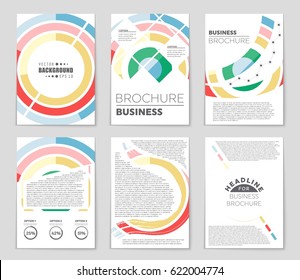 Abstract vector layout background set. For art template design, list, page, mockup brochure theme style, banner, idea, cover, booklet, print, flyer, book, blank, card, ad, sign, sheet,, a4