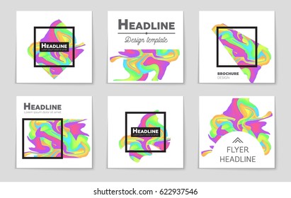 Abstract vector layout background set. For art template design, list, front page, mockup brochure theme style, banner, idea, cover, booklet, print, flyer, book, blank, card, ad, sign, sheet,, a4.