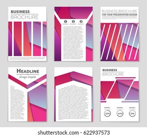 Abstract vector layout background set. For art template design, list, front page, mockup brochure theme style, banner, idea, cover, booklet, print, flyer, book, blank, card, ad, sign, sheet,, a4