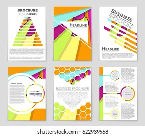 Abstract vector layout background set. For art template design, list, front page, mockup brochure theme style, banner, idea, cover, booklet, print, flyer, book, blank, card, ad, sign, sheet,, a4