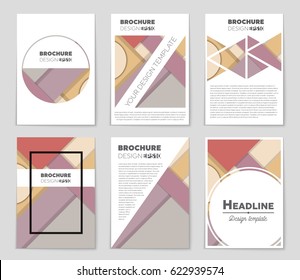 Abstract vector layout background set. For art template design, list, front page, mockup brochure theme style, banner, idea, cover, booklet, print, flyer, book, blank, card, ad, sign, sheet,, a4