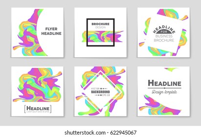 Abstract vector layout background set. For art template design, list, front page, mockup brochure theme style, banner, idea, cover, booklet, print, flyer, book, blank, card, ad, sign, sheet,, a4.