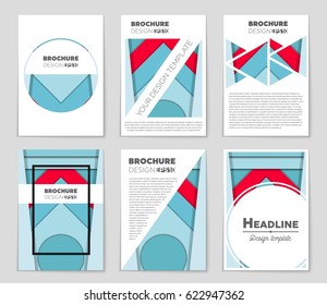 Abstract vector layout background set. For art template design, list, front page, mockup brochure theme style, banner, idea, cover, booklet, print, flyer, book, blank, card, ad, sign, sheet,, a4