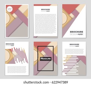 Abstract vector layout background set. For art template design, list, front page, mockup brochure theme style, banner, idea, cover, booklet, print, flyer, book, blank, card, ad, sign, sheet,, a4
