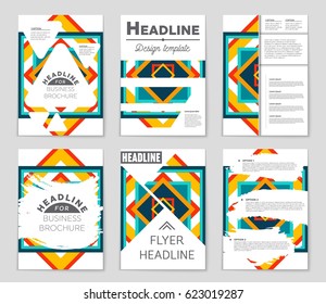 Abstract vector layout background set. For art template design, list, page, mockup brochure theme style, banner, idea, cover, booklet, print, flyer, book, blank, card, ad, sign, sheet,, a4