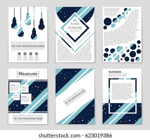 Abstract vector layout background set. For art template design, list, page, mockup brochure theme style, banner, idea, cover, booklet, print, flyer, book, blank, card, ad, sign, sheet,, a4