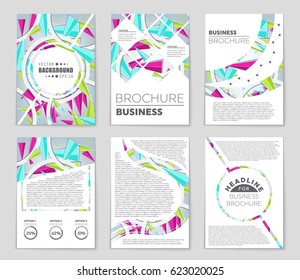 Abstract vector layout background set. For art template design, list, page, mockup brochure theme style, banner, idea, cover, booklet, print, flyer, book, blank, card, ad, sign, sheet,, a4
