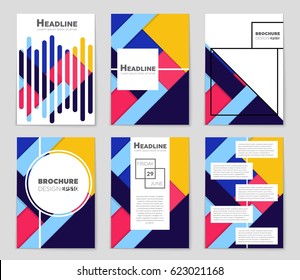 Abstract vector layout background set. For art template design, list, front page, mockup brochure theme style, banner, idea, cover, booklet, print, flyer, book, blank, card, ad, sign, sheet,, a4