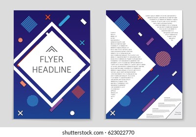 Abstract vector layout background set. For art template design, list, front page, mockup brochure theme style, banner, idea, cover, booklet, print, flyer, book, blank, card, ad, sign, sheet,, a4