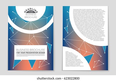 Abstract vector layout background set. For art template design, list, front page, mockup brochure theme style, banner, idea, cover, booklet, print, flyer, book, blank, card, ad, sign, sheet,, a4