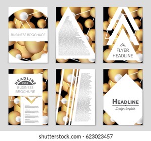 Abstract vector layout background set. For art template design, list, front page, mockup brochure theme style, banner, idea, cover, booklet, print, flyer, book, blank, card, ad, sign, sheet,, a4
