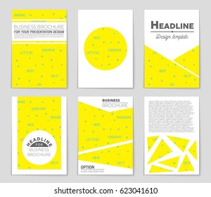 Abstract vector layout background set. For art template design, list, front page, mockup brochure theme style, banner, idea, cover, booklet, print, flyer, book, blank, card, ad, sign, sheet,, a4
