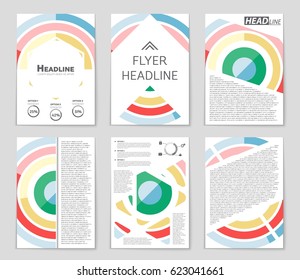 Abstract vector layout background set. For art template design, list, page, mockup brochure theme style, banner, idea, cover, booklet, print, flyer, book, blank, card, ad, sign, sheet,, a4