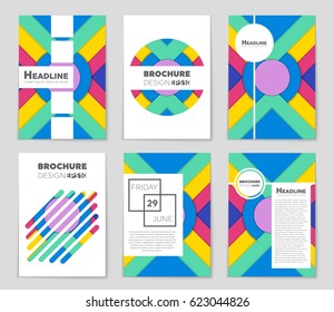 Abstract vector layout background set. For art template design, list, front page, mockup brochure theme style, banner, idea, cover, booklet, print, flyer, book, blank, card, ad, sign, sheet,, a4
