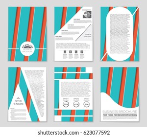 Abstract vector layout background set. For art template design, list, page, mockup brochure theme style, banner, idea, cover, booklet, print, flyer, book, blank, card, ad, sign, sheet,, a4