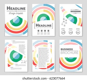 Abstract vector layout background set. For art template design, list, page, mockup brochure theme style, banner, idea, cover, booklet, print, flyer, book, blank, card, ad, sign, sheet,, a4